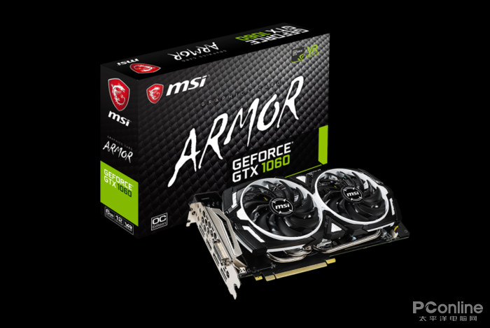微星发布旗下GDDR5X显存GTX1060新显卡 整体设计看齐高端GTX1070/1080