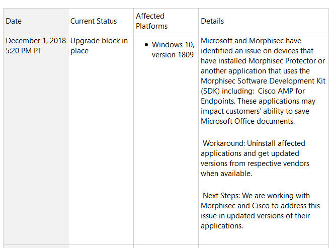 Windows 10 Build 17763.168发布：十月更新