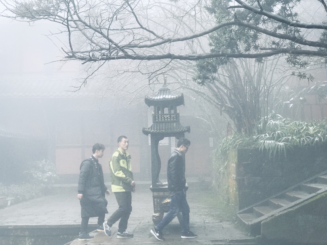 乱逛 如果下雪，我就想跑进青城山的迷雾