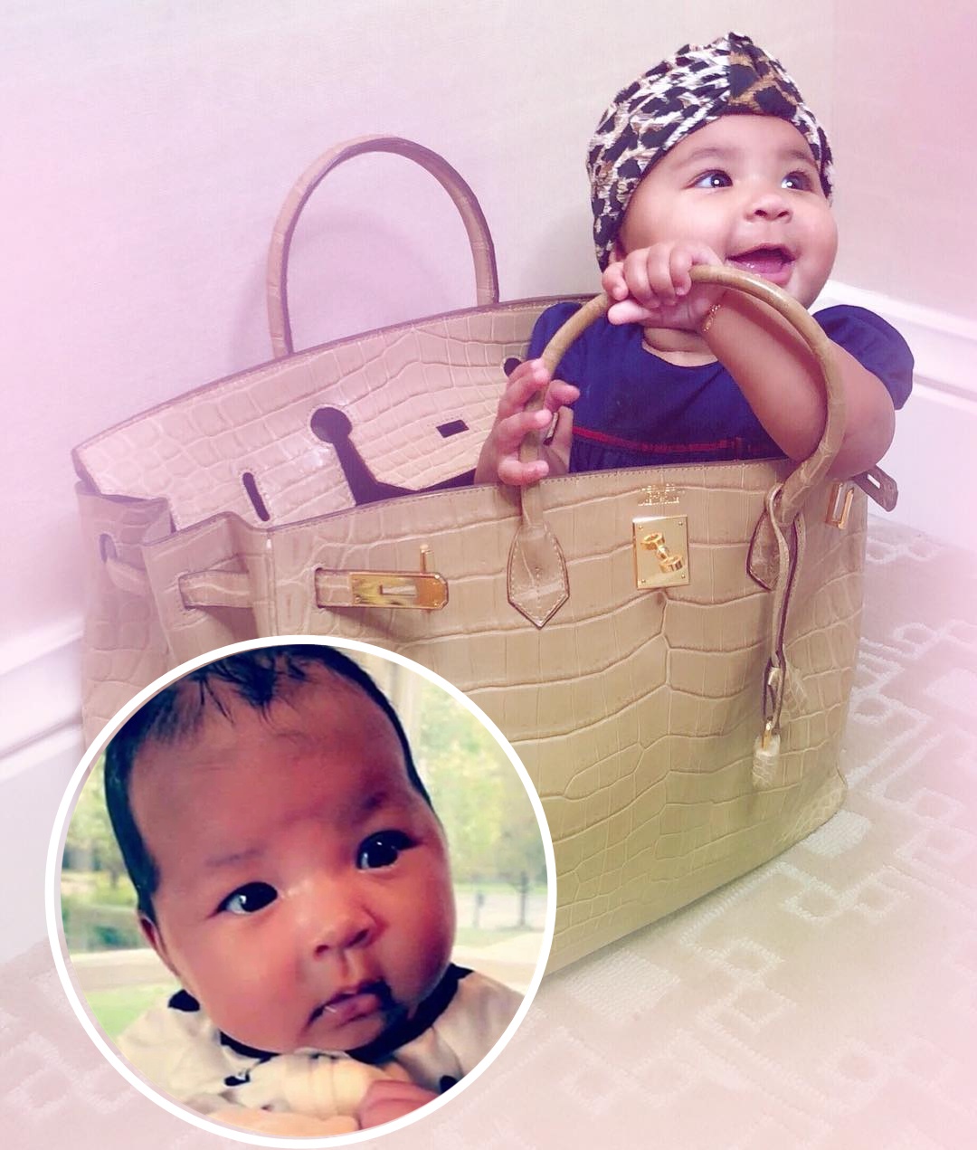 金卡戴珊把Chicago送去给科勒带，妹控小哥Saint生日都没过好