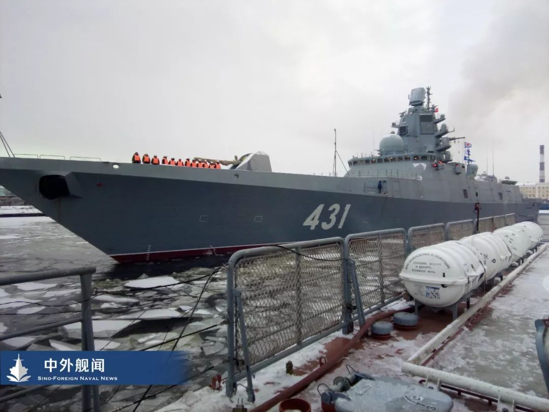 俄海军第二艘22350型护卫舰开始海试