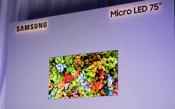 CES2019 三星推出75英寸MicroLED电视 可随