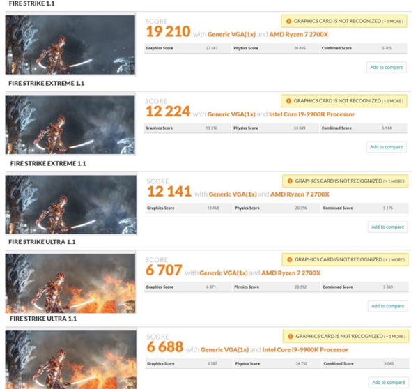 7nm侧目!AMD Radeon VII基准成绩曝光:3D Mark力压2080