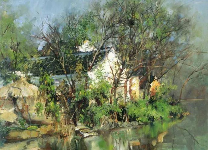 【油画】潘鸿海风景油画作品欣赏