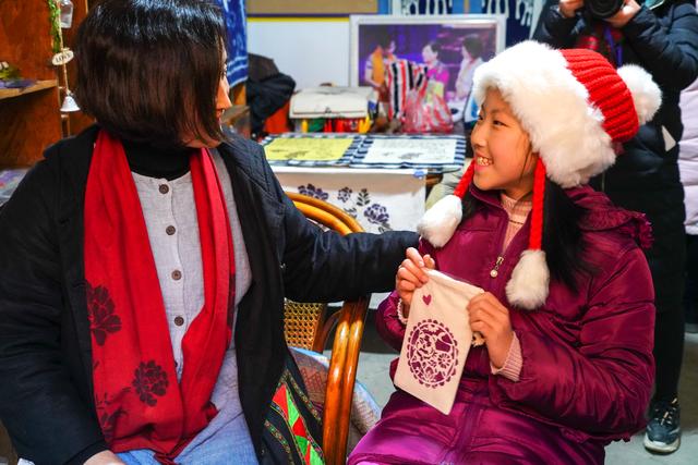 捶草印花、黑色剪纸、非遗陕州惊艳了女儿的寒假