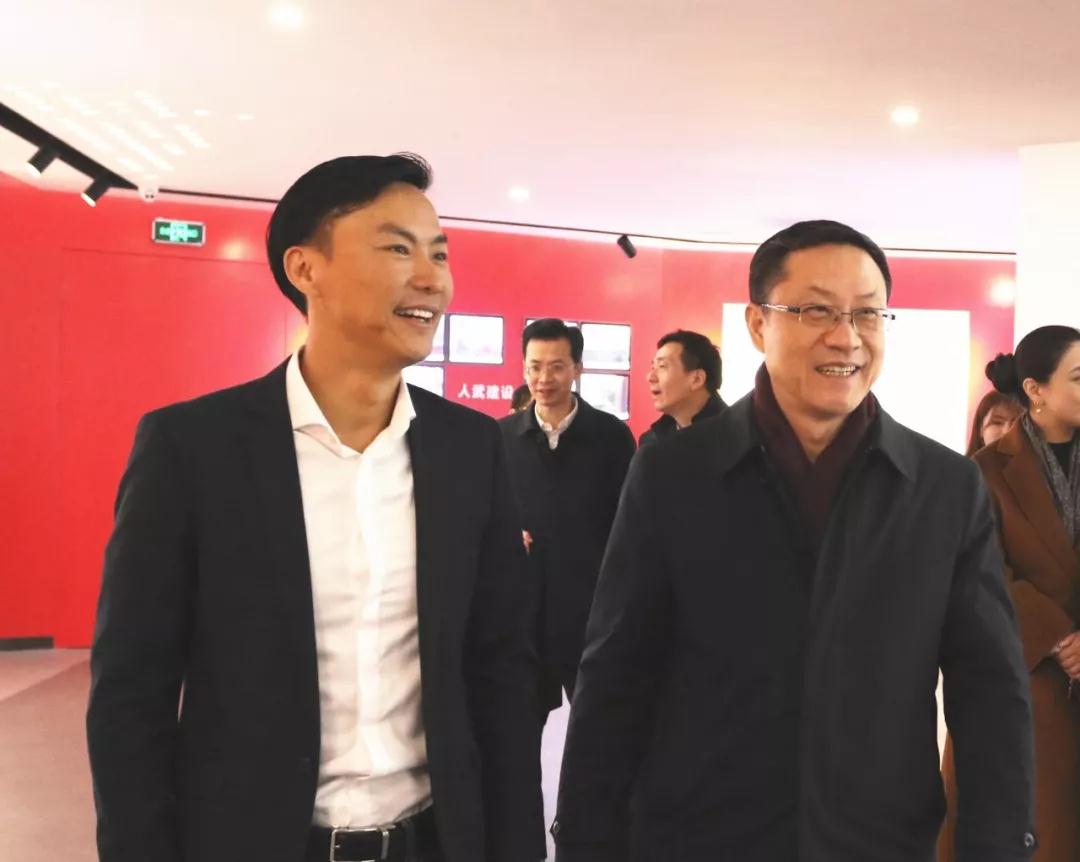 浙江广播电视集团总裁,党委书记吕建楚来访盘石