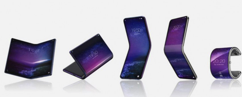 TCL展示可折叠手机概念品 比三星Galaxy Fold