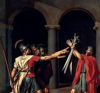 划时代的作品,路易十六委托之作-《荷拉斯兄弟之誓》赏析