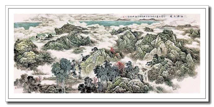 椰风海韵--马飞海南山水画