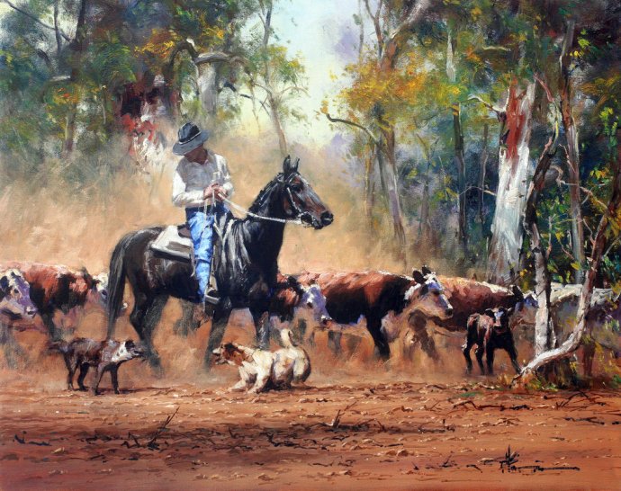 画家罗伯特 黑根(robert hagan )油画作品欣赏