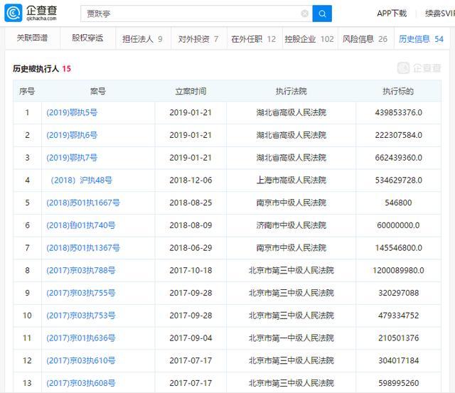 中国究竟有多少老赖不知道,但贾跃亭,绝对是“老赖”一个!