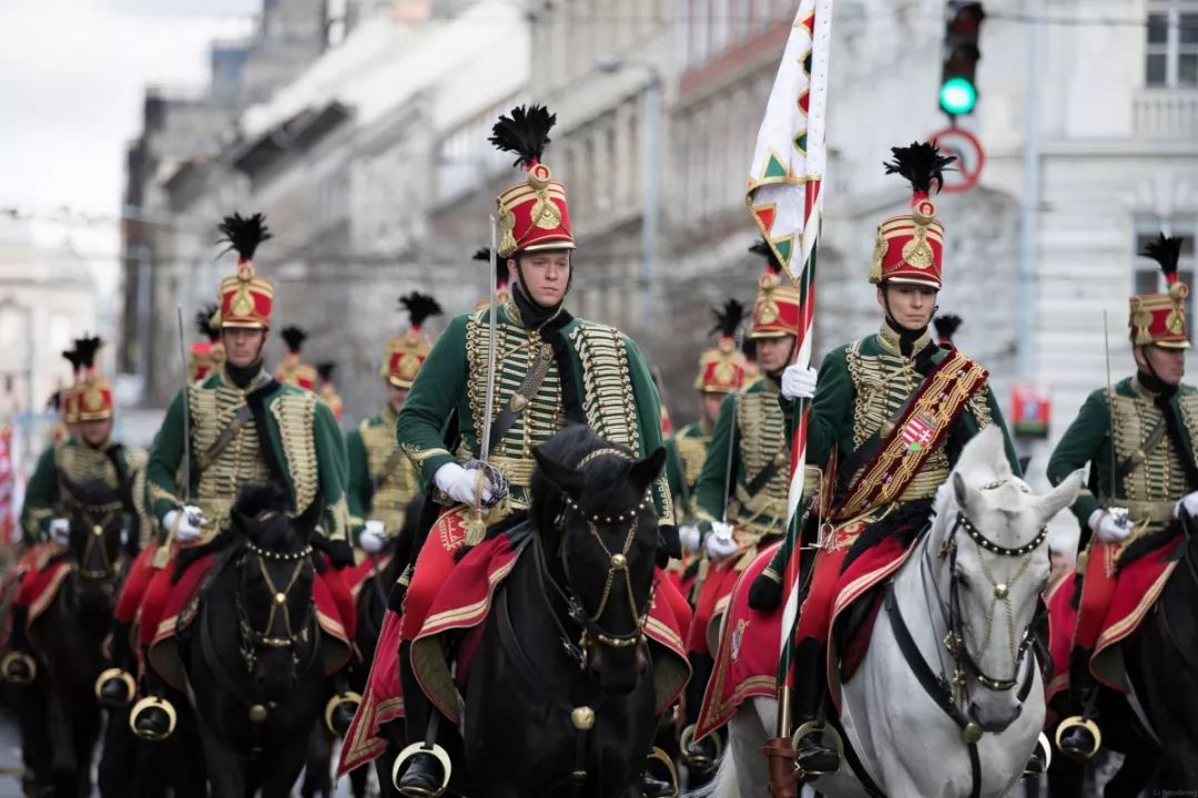 匈牙利举办2019年第一个国庆节庆祝活动,纪念1848年至