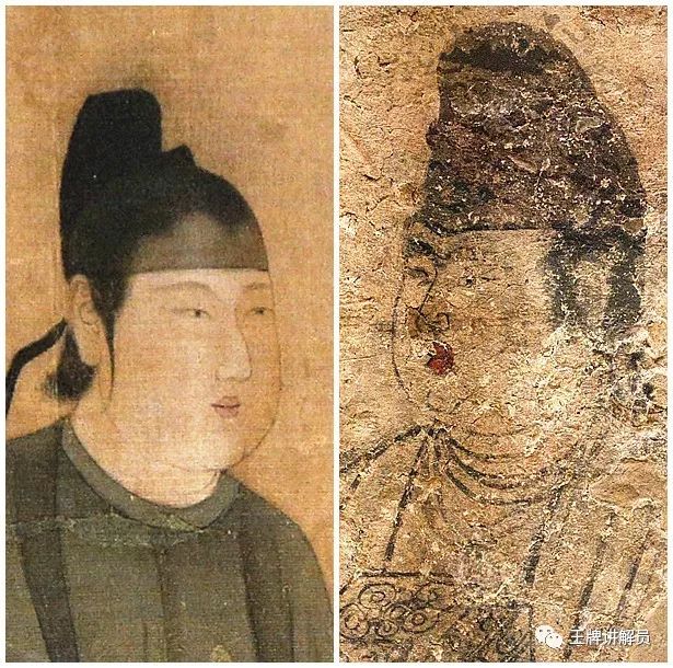 男装侍女图壁画,唐武惠妃墓出土,陕西历史博物馆藏