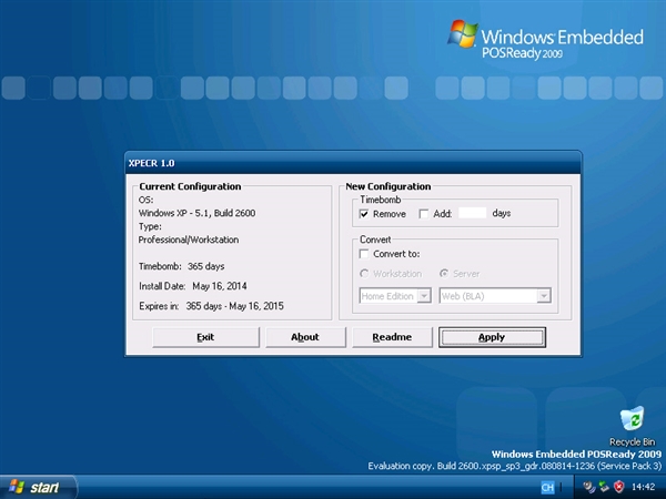 最后的XP：嵌入式Windows Embedded POSReady 2009停止服务