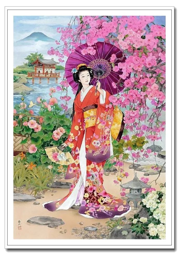 《美人绘》--森田春代日本仕女画 《美人绘》--日本画家森田春代日本仕女画作品赏析