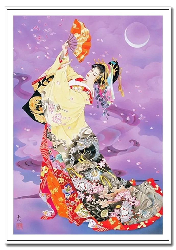 《美人绘》--森田春代日本仕女画 《美人绘》--日本画家森田春代日本仕女画作品赏析