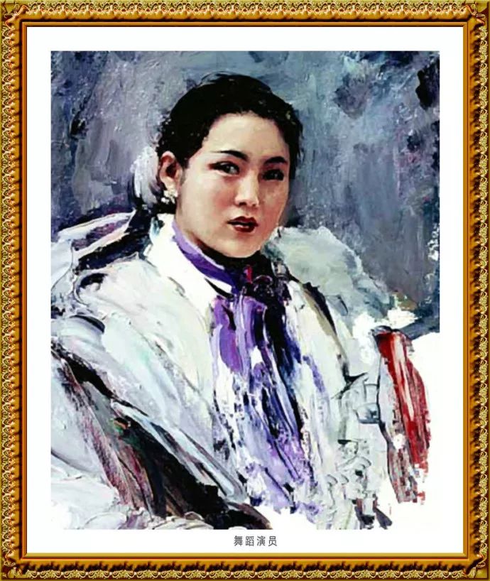 美的神韵--齐梦慧肖像油画
