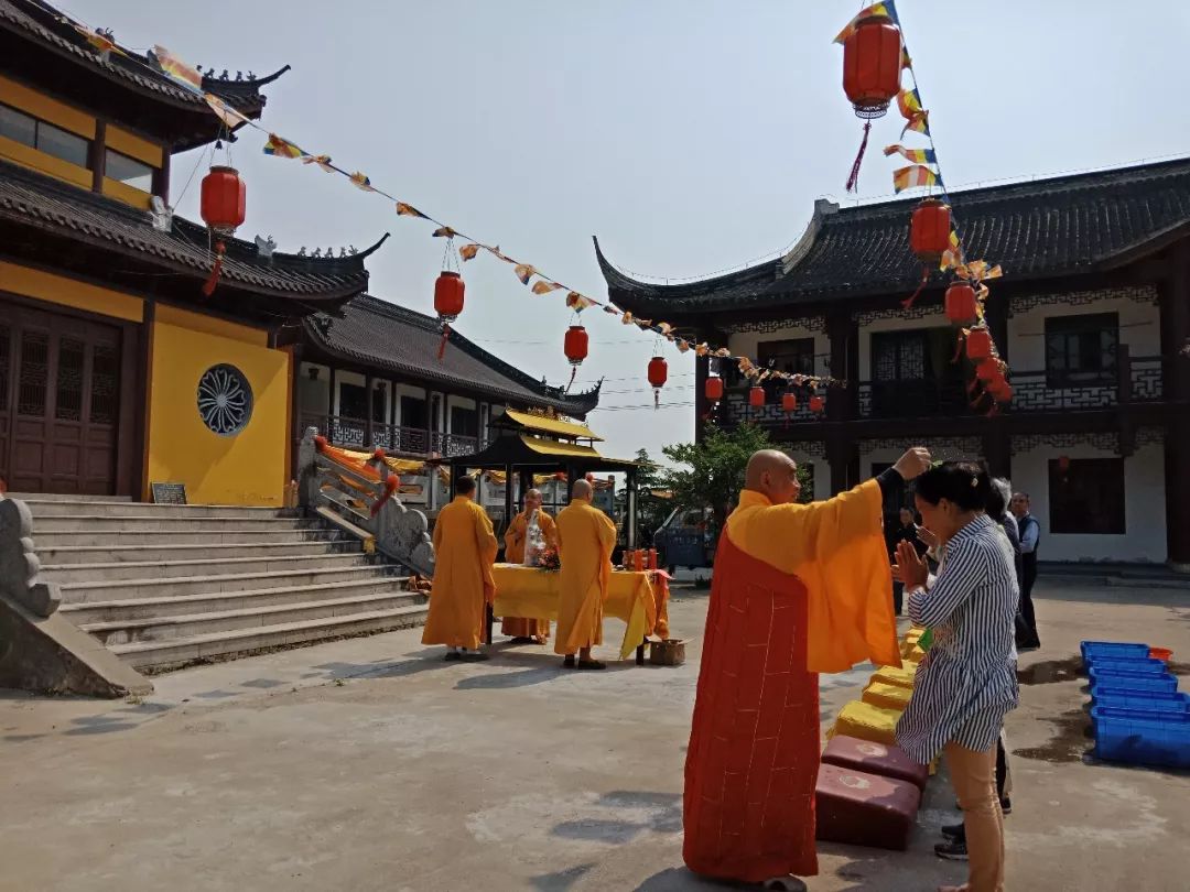 灌沐诸如来,得清净法身 | 东台市观音禅寺圆满举行浴佛节法会