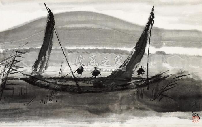 林风眠烟雨江南字画之家