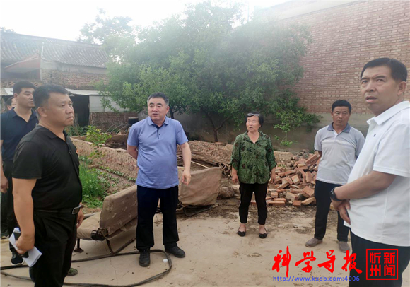 崔向松在董村镇调研