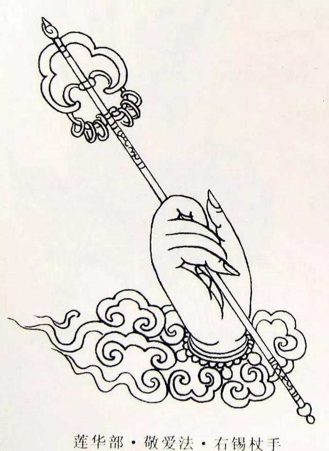 千手千眼观世音菩萨,常以四十二手象征千手,每一手中各有一眼.