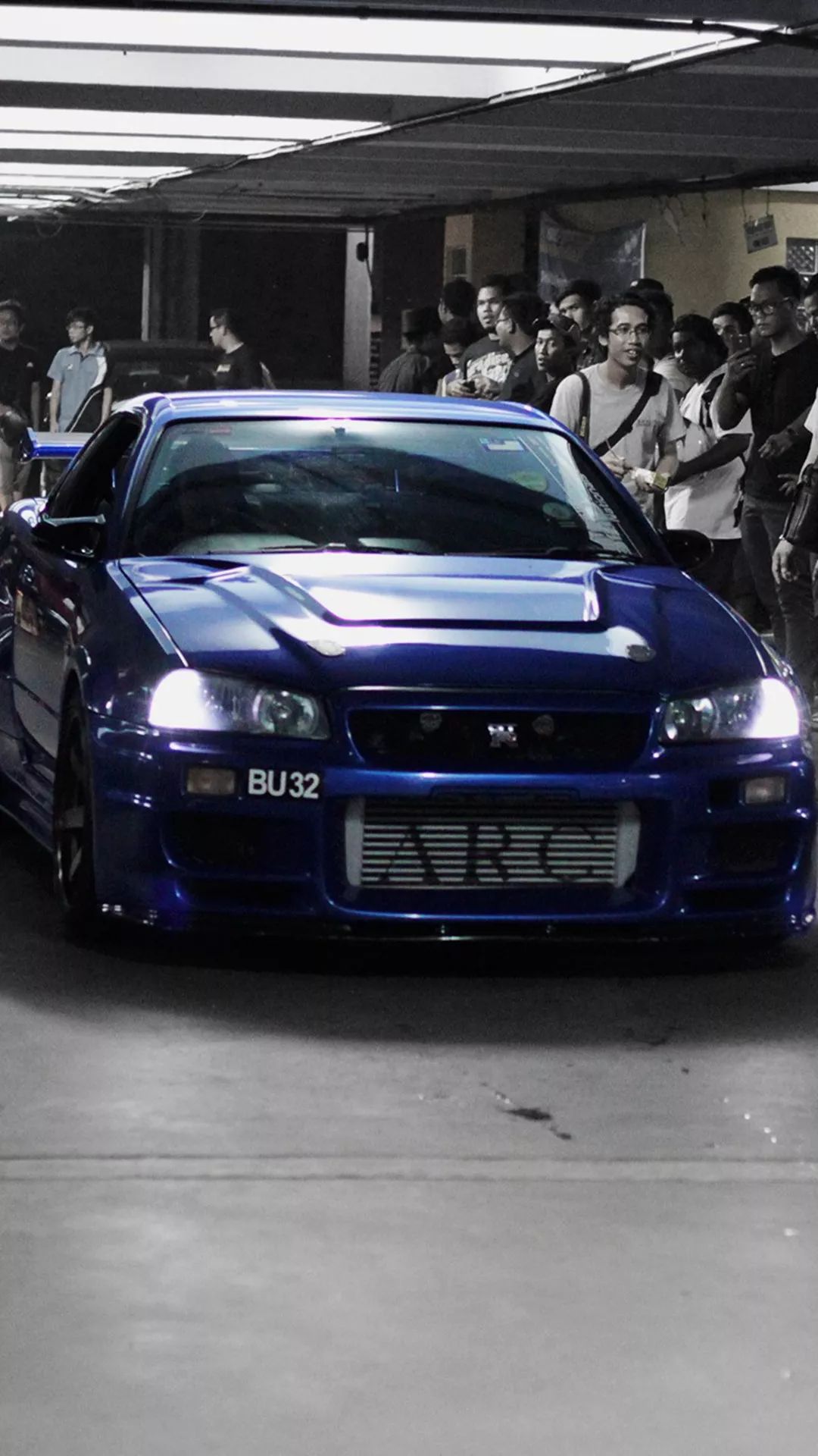 壁纸|skyline gt-r r34 战神蓝