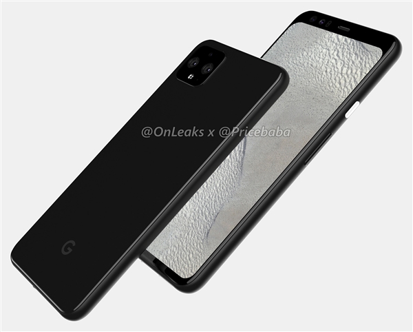 谷歌Pixel 4 XL 360度渲染图曝光：后置方形三摄、屏幕指纹