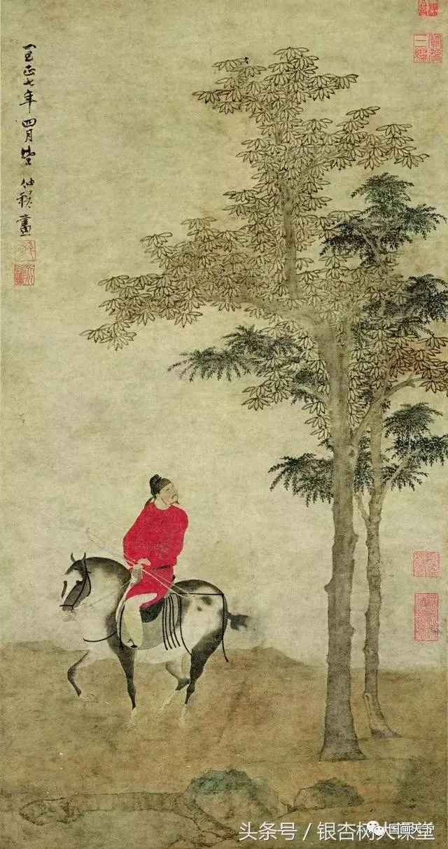 书画鉴赏丨赵孟頫赵雍赵麟祖孙三人画马经典作品珍赏