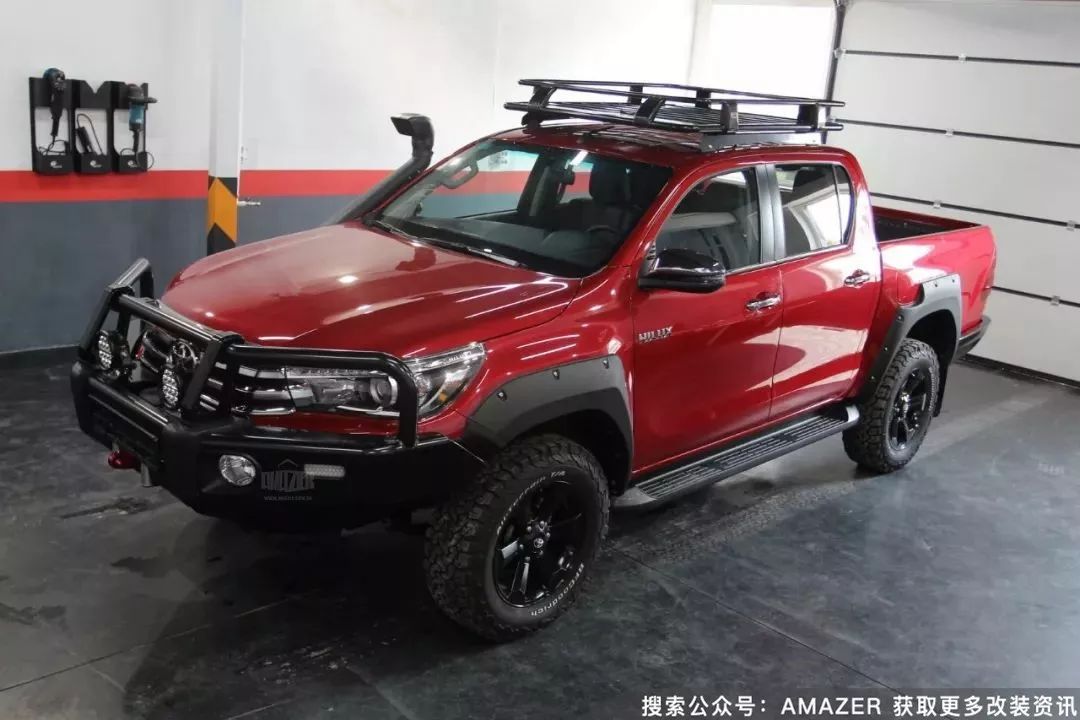 乌克兰的丰田皮卡海拉克斯hilux改装