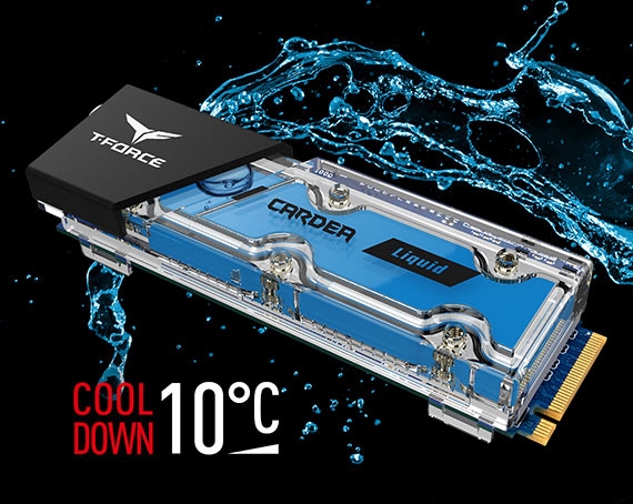 Team Group发布全球首款水冷SSD：可降温10℃