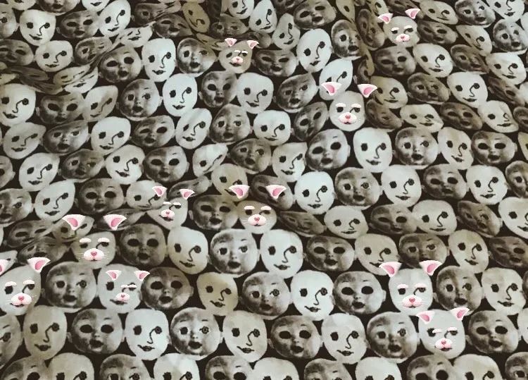 骷髅头人脸衬衫,这谁设计的?密集恐惧想打死他