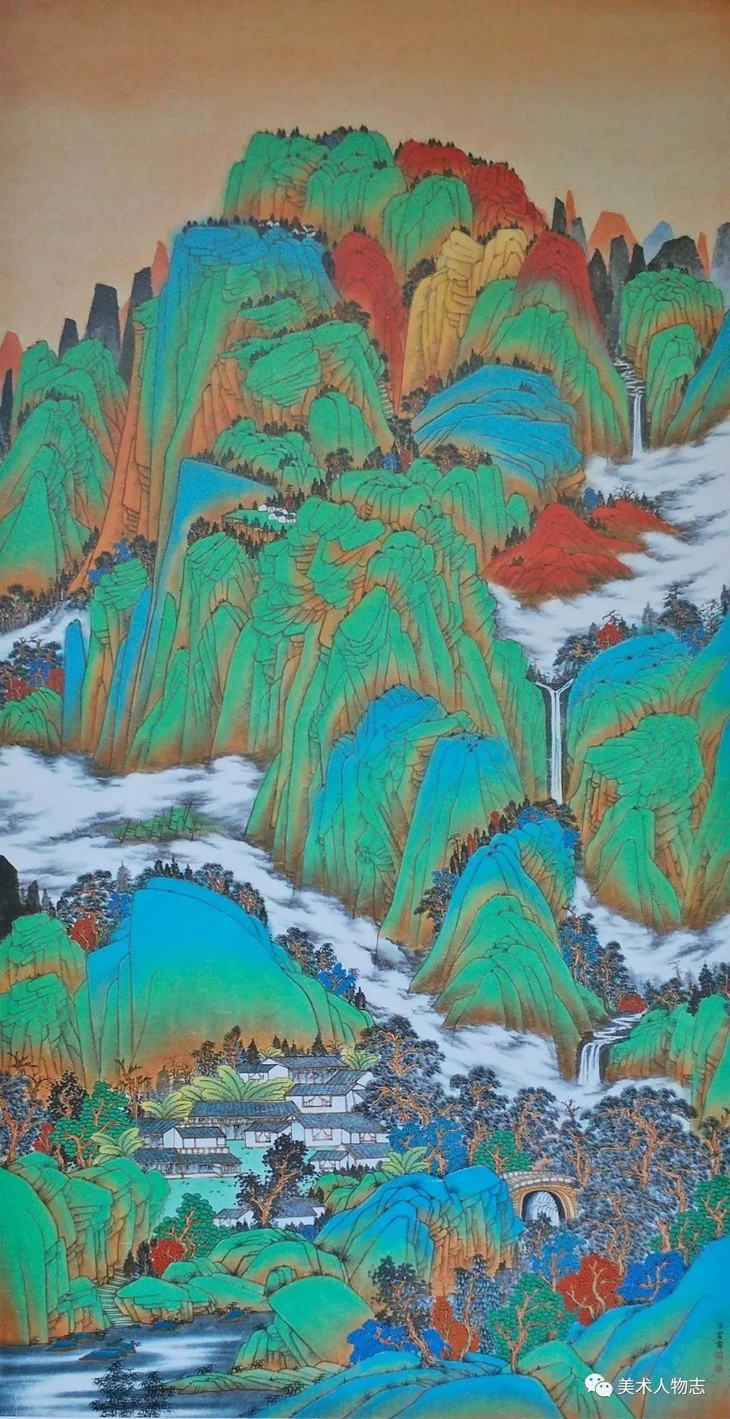 马治富山水画欣赏