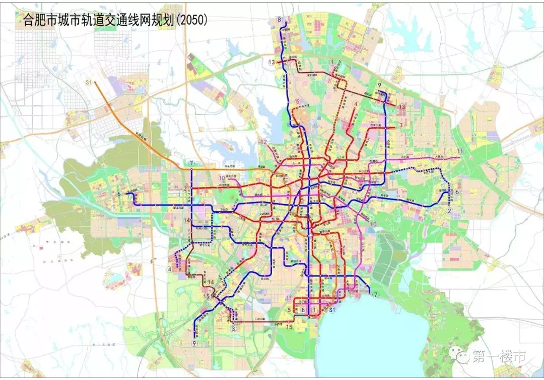 网曝地铁s1号线4大线路pk!岗集,董铺湖,四里河.