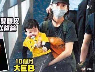 Angelababy抱儿子拍照，不到2岁的小海绵身高惊人！