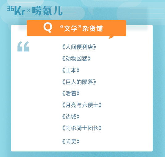 一周氪代表发言 | 氪友们最近都在读哪些书？