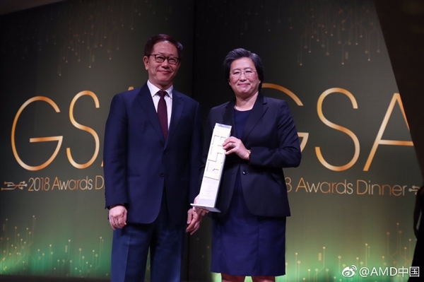 AMD CEO苏姿丰荣获全球半导体联盟颁发的模范领袖奖
