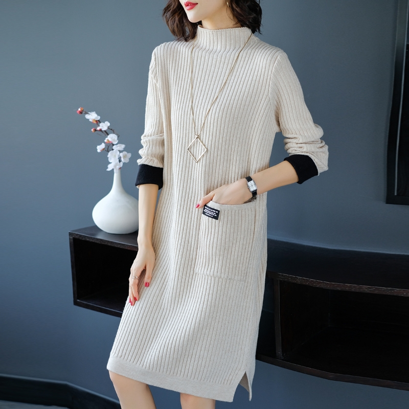 18年最美的打扮,罗兰紫羊绒裙+短靴,贵,但美