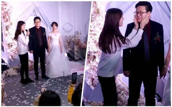 明星们参加亲友婚礼：林允低调接地气，林更新被妈妈们围着合影！