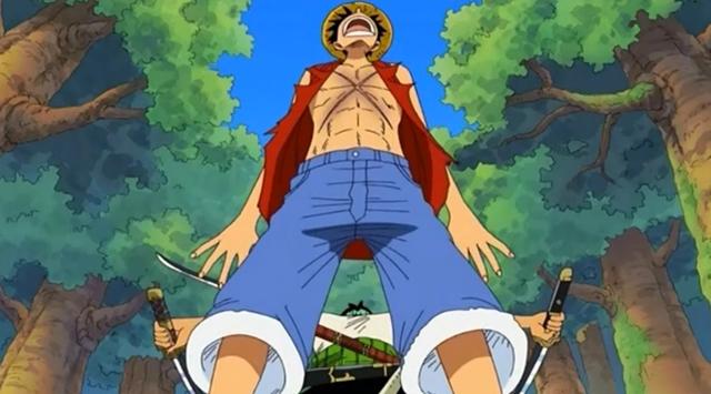 海贼王:路飞两个伤疤的来历,索隆砍路飞的伤疤是动画原创