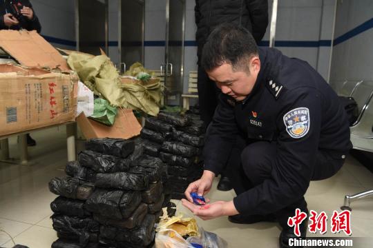 武汉警方破获2018年最大毒品案 收缴麻果150公斤