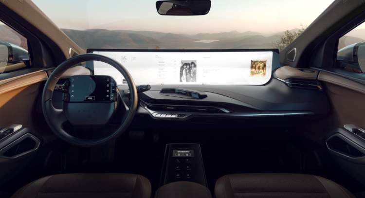 拜腾又耍酷了，48吋中控大屏要像手机一样交互？