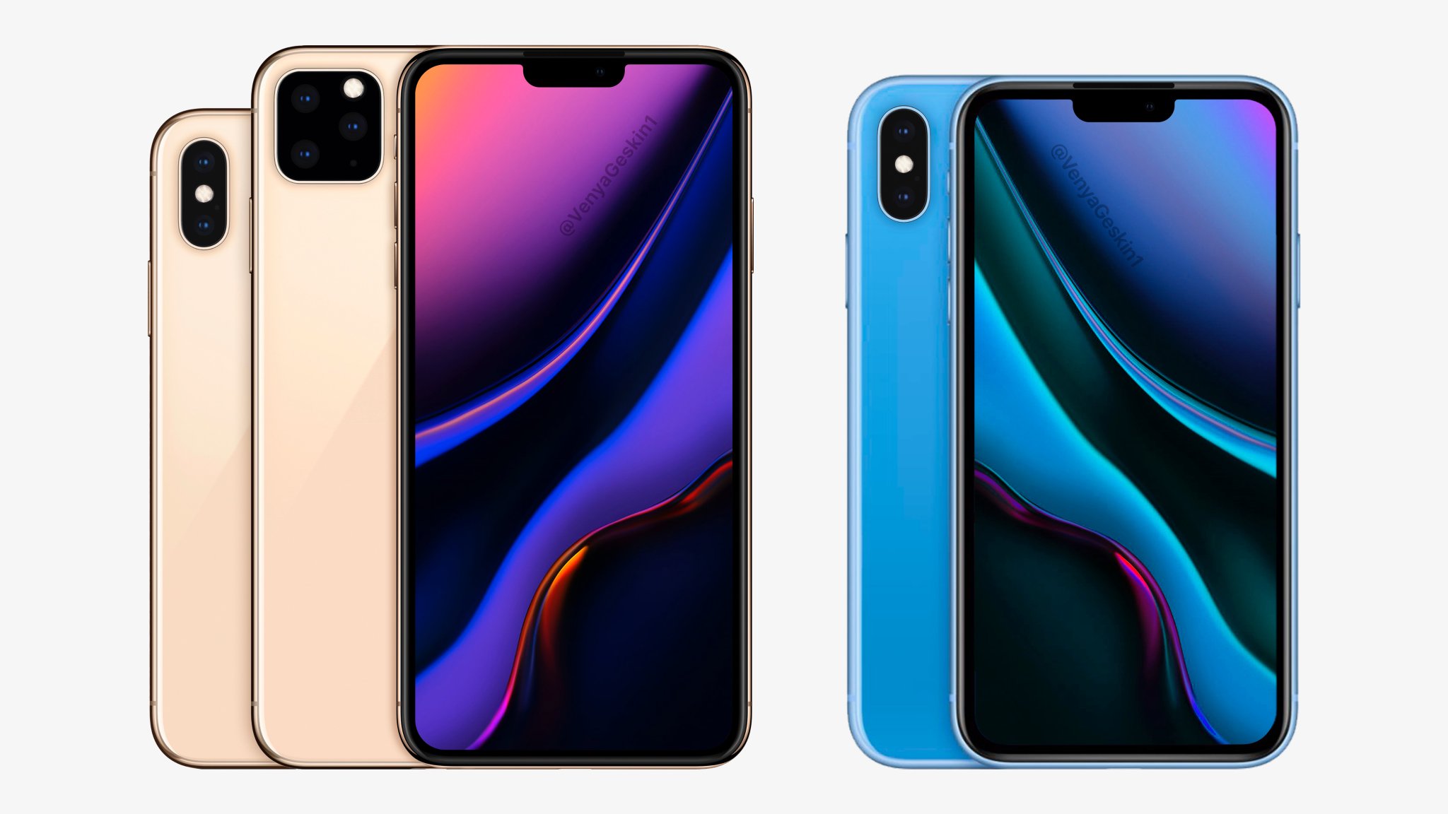 2019 iPhone 更多信息流出:三摄、5G、XR 还有