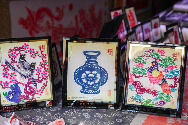 捶草印花、黑色剪纸、非遗陕州惊艳了女儿的寒假