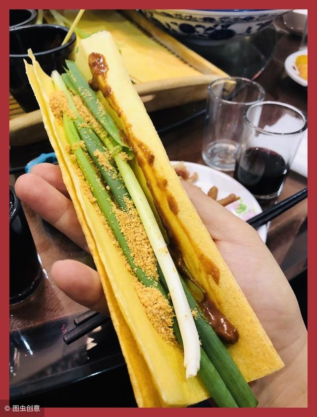 山东美食煎!煎!煎!!!!!煎饼卷大葱