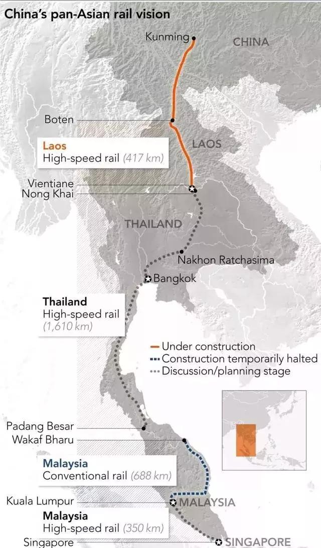 期待中泰高铁一期即将完工预计2022年通车单程350元到曼谷