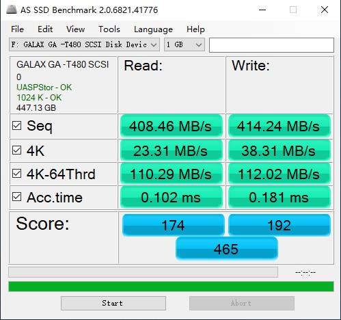 移动SSD中的战斗机！影驰GA-T480评测：读写速度四倍于HDD