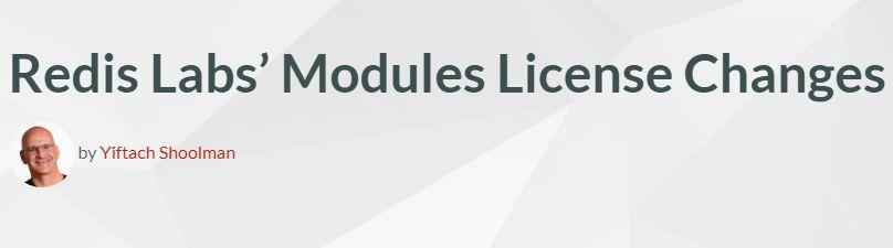 Redis Labs 再次更改开源许可证，但 Redis 本身不受影响