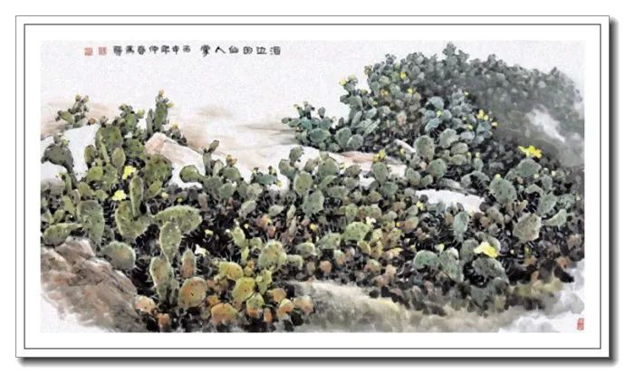 椰风海韵--马飞海南山水画
