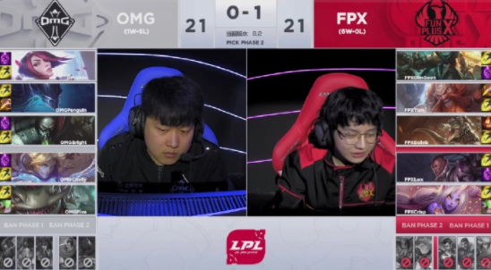 FPX七连胜 OMG粉丝:原来我粉的是Icon