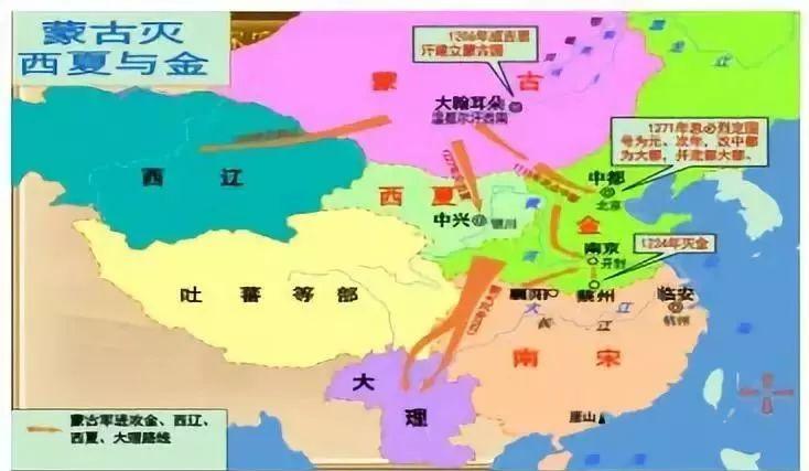 西夏能顶住宋辽金的三国攻势,为何却没法抵抗蒙古南下